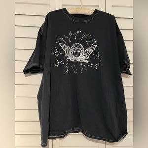 Desert Dreamer Cherub Constellation Oversized Shirt
